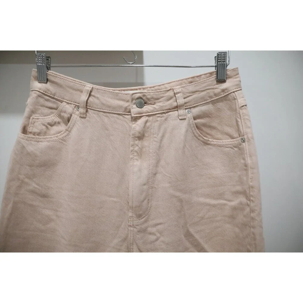 Rolla's Heidi High Rise Loose Straight Pink Jeans Womens Size 29 Barbie Denim - Picture 2 of 11